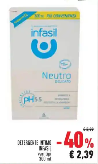 Conad DETERGENTE INTIMO - INFASIL vari tipi 300 ml offerta