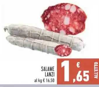 Conad SALAME LANZI offerta
