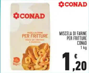 Conad MISCELA DI FARINE PER FRITTURE CONAD 1 kg offerta