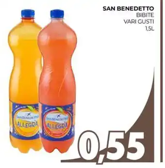 Eté SAN BENEDETTO BIBITE VARI GUSTI 1,5 L offerta