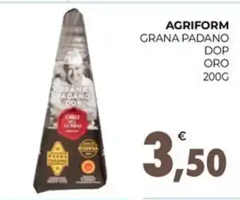 Eté AGRIFORM GRANA PADANO DOP ORO 200G offerta
