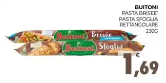 Eté BUITONI PASTA BRISEE' PASTA SFOGLIA RETTANGOLARE 230G offerta