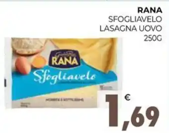 RANA SFOGLIAVELO LASAGNA UOVO 250G