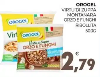 Eté OROGEL VIRTU'DI ZUPPA MONTANARA ORZO E FUNGHI RIBOLLITA 500G offerta