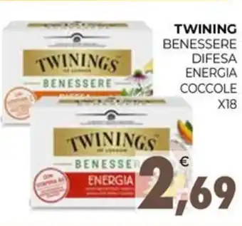 Eté TWINING –BENESSERE DIFESA ENERGIA COCCOLE X18 offerta