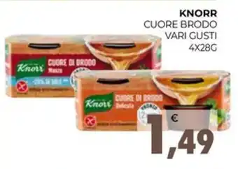 Eté KNORR CUORE BRODO VARI GUSTI 4X28G offerta