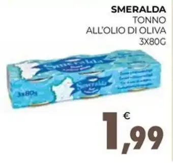 Eté SMERALDA TONNO ALL'OLIO DI OLIVA 3X80G offerta