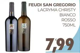FEUDI SAN GREGORIO LACRYMA CHRISTY BIANCO ROSSO 750ML