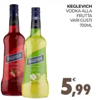 KEGLEVICH VODKA ALLA FRUTTA VARI GUSTI 700ML