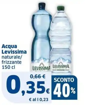 Acqua Levissima naturale/ frizzante 150 cl
