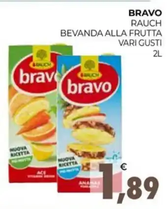 Eté BRAVO RAUCH BEVANDA ALLA FRUTTA VARI GUSTI 2L offerta