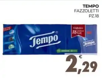 Eté TEMPO FAZZOLETTI PZ.18 offerta