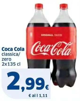 Ok Sigma Coca Cola classica/ zero 2x135 cl offerta