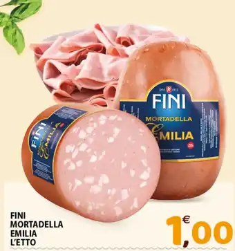 Mio Market FINI MORTADELLA EMILIA L'ETTO offerta