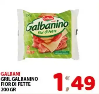 Mio Market GALBANI GRIL GALBANINO FIOR DI FETTE 200 GR offerta