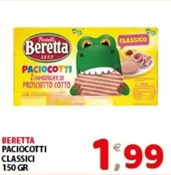 Mio Market BERETTA PACIOCOTTI CLASSICI 150 GR offerta
