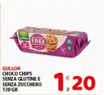 GULLON CHOCO CHIPS SENZA GLUTINE E SENZA ZUCCHERO 130 GR