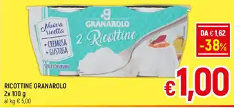 Famila Market RICOTTINE GRANAROLO 2x 100 g offerta