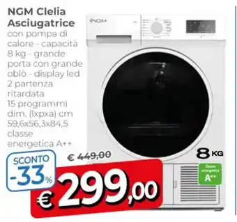 NGM Clelia Asciugatrice