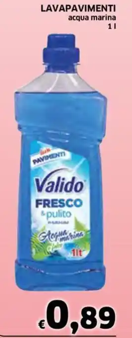 Ecu Discount LAVAPAVIMENTI acqua marina 1 l offerta