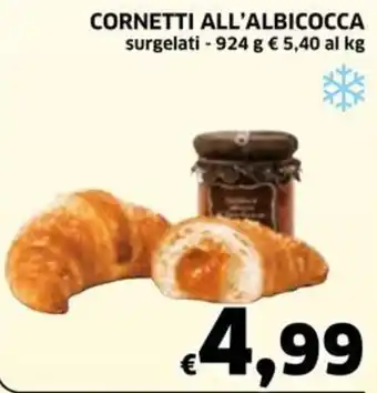 Ecu Discount CORNETTI ALL'ALBICOCCA surgelati - 924 g offerta