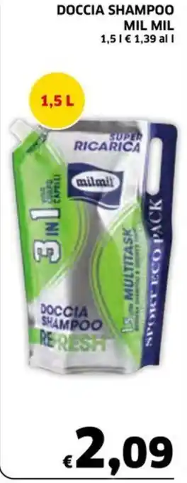 Ecu Discount DOCCIA SHAMPOO MIL MIL 1,5 l offerta