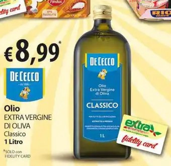 Extra Supermercati Olio Extra Vergine di Oliva Classico 1 Litro offerta