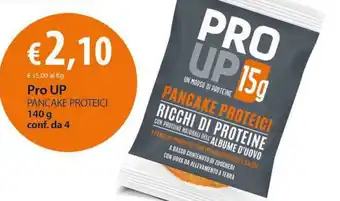 Extra Supermercati Pro UP PANCAKE PROTEICI 140 g conf. da 4 offerta