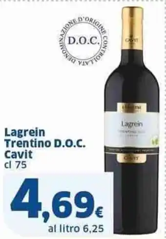 Sigma Lagrein Trentino D.O.C. Cavit cl 75 offerta