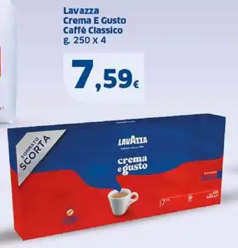 Sigma Lavazza Crema E Gusto Caffè Classico g. 250 x 4 offerta