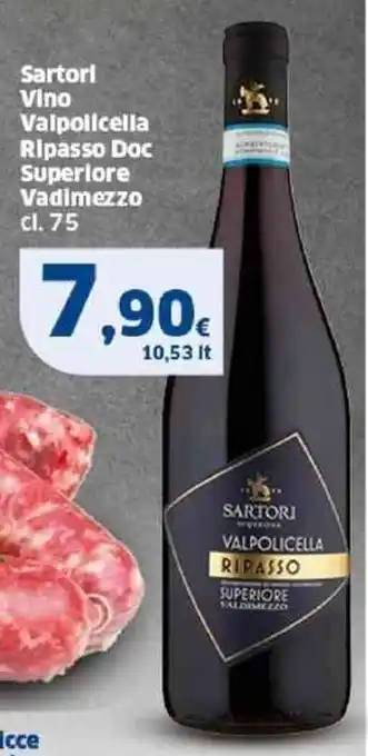 Sigma Sartori Vino Valpolicella Ripasso Doc Superiore Vadimezzo cl. 75 offerta