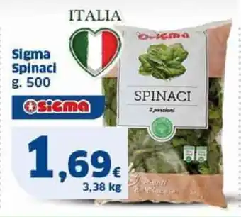 Sigma Sigma Spinaci g 500 offerta