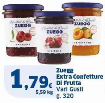 Sigma Zuegg Extra Confetture Di Frutta Varl Gustl g. 320 offerta