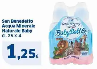 Sigma San Benedetto Acqua Minerale Naturale Baby cl. 25 x 4 offerta