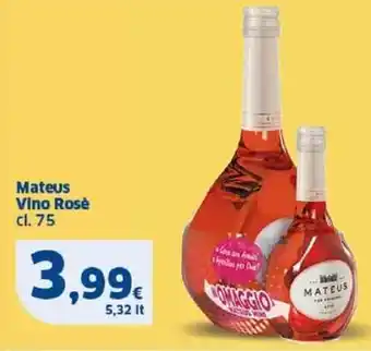 Sigma Mateus Vino Rosè cl. 75 offerta