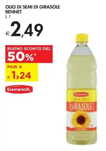 Bennet OLIO DI SEMI DI GIRASOLE BENNET L1 offerta