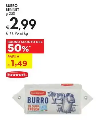 Bennet BURRO BENNET g 250 offerta