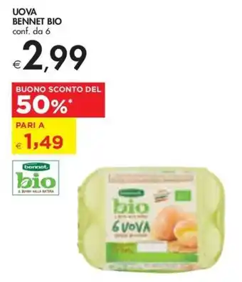 Bennet UOVA BENNET BIO conf. da 6 offerta