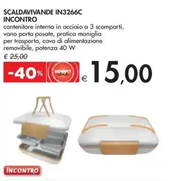 Bennet SCALDAVIVANDE IN3266C INCONTRO offerta