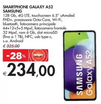 Bennet SMARTPHONE GALAXY A52 SAMSUNG offerta