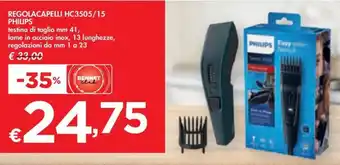 Bennet REGOLACAPELLI HC3505/15 PHILIPS offerta