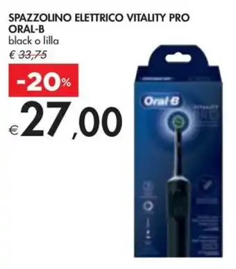 Bennet SPAZZOLINO ELETTRICO VITALITY PRO ORAL-B black o lilla offerta