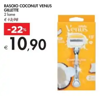 Bennet RASOIO COCONUT VENUS GILLETTE 2 lame offerta