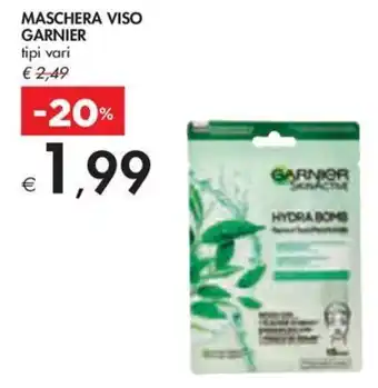 Bennet MASCHERA VISO GARNIER tipi vari offerta