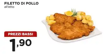 Alì Supermercati FILETTO DI POLLO all'etto offerta