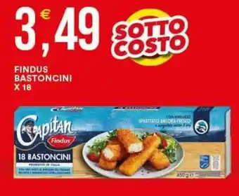 Vantaggio Cash&Carry FINDUS BASTONCINI X 18 offerta