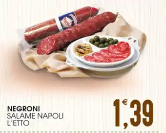 SpesAmica NEGRONI SALAME NAPOLI L'ETTO offerta