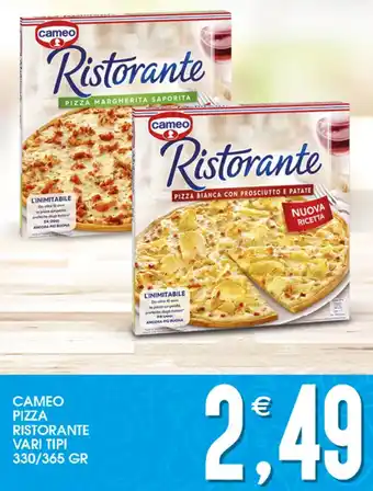 SpesAmica CAMEO PIZZA RISTORANTE VARI TIPI 330/365 GR offerta