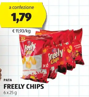 PATA FREELY CHIPS 6 x 25 g