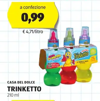 ALDI CASA DEL DOLCE TRINKETTO 210 ml offerta